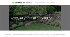 Desktop Screenshot of clslandscapeservices.com