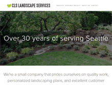 Tablet Screenshot of clslandscapeservices.com